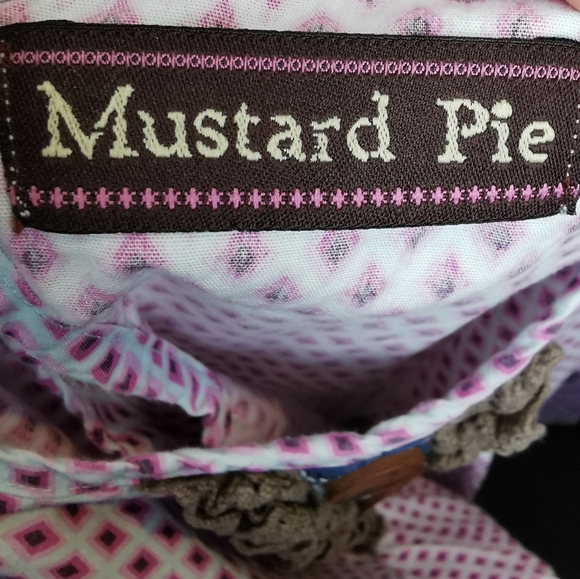 8 YEARS MUSTARD PIE, BOHO COTTON DRESS EUC - Picture 7 of 9